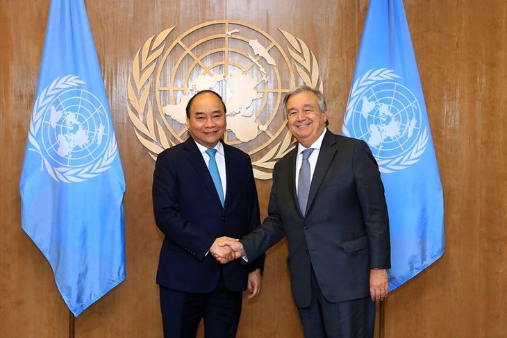 Premier vietnamita cumple intensa agenda de trabajo en la 73 Asamblea General de la ONU - ảnh 1