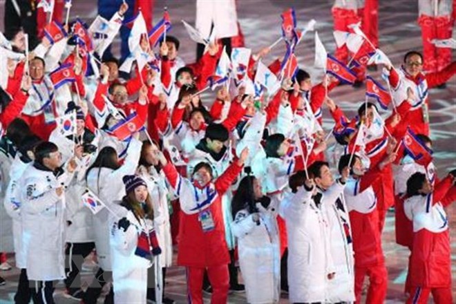 Las dos Coreas se reúnen para acoger juntas los Juegos Olímpicos 2032 - ảnh 1