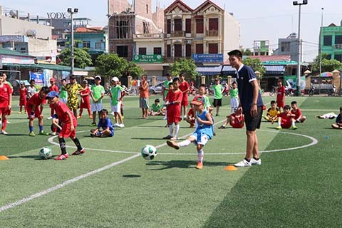 Hai Duong, cuna de jóvenes talentos futbolistas - ảnh 1