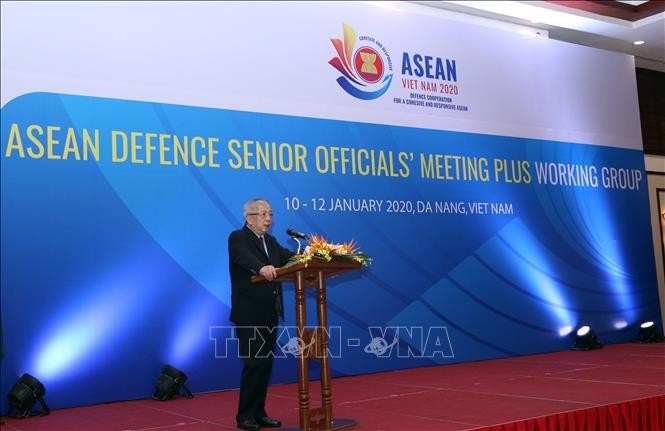 Inauguran conferencia ampliada del Grupo de trabajo de altos funcionarios de Defensa de la Asean  - ảnh 1