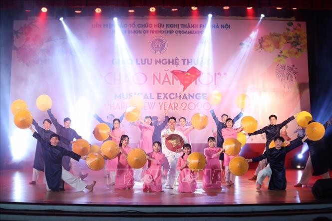 Hanói celebra intercambio artístico internacional como preámbulo del Tet - ảnh 1