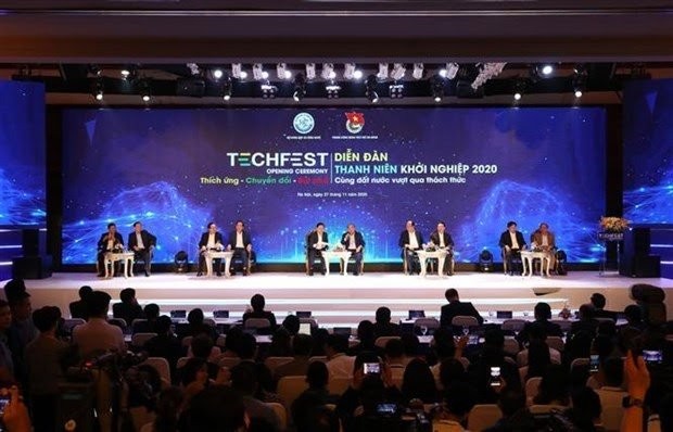 Culminan el festival de emprendimiento e innovación de Vietnam 2020 - ảnh 1