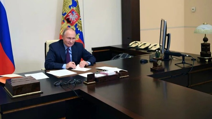 Conferencia de prensa anual del presidente ruso en el contexto de covid-19 - ảnh 1