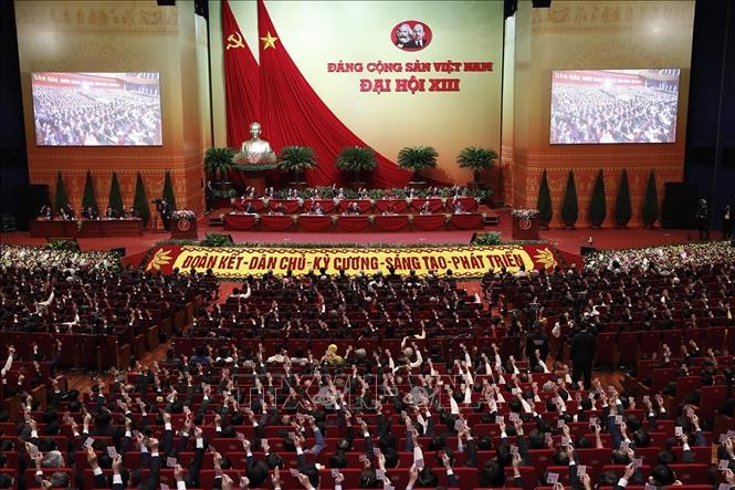 Militantes vietnamitas se muestran complacidos ante los resultados del XIII Congreso Nacional del Partido - ảnh 1