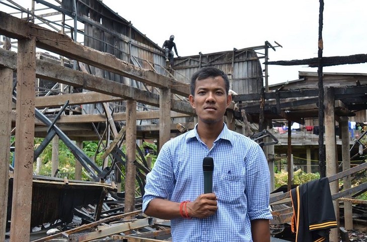 Danh Chanh Da, periodista jemer enaltecido con la Orden de Cooperación y Amistad de Camboya - ảnh 1
