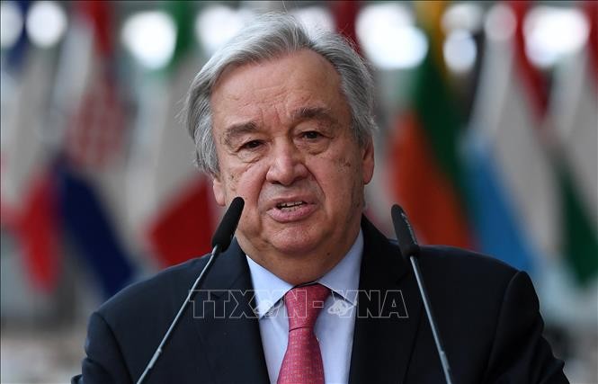 Máximo líder de la ONU llama a las fuerzas externas a retirarse de Libia - ảnh 1