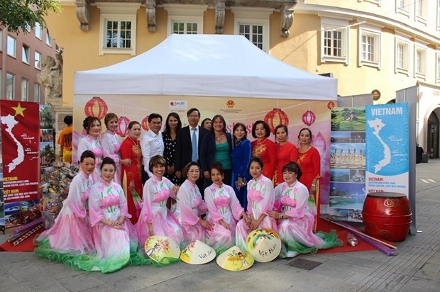 Marca vietnamita en el festival multicultural en Alemania - ảnh 1