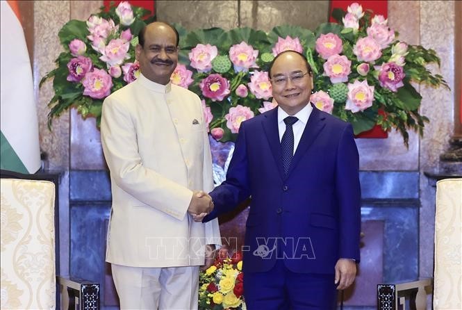 Presidente de Vietnam da la bienvenida al titular de la Cámara Baja de la India - ảnh 2