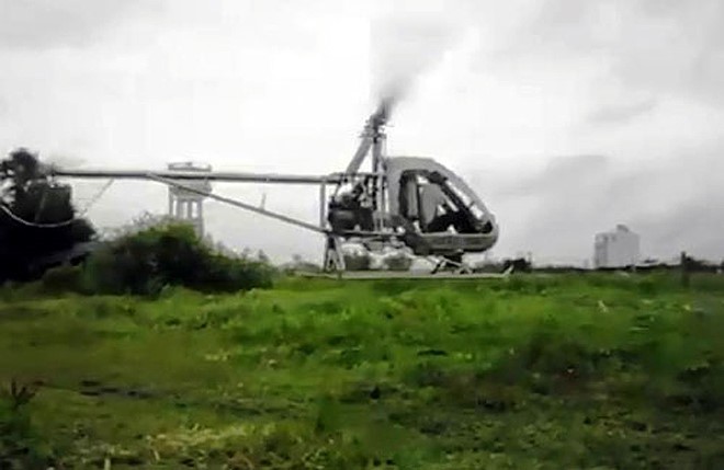 ベトナム人農家が作ったヘリコプター - ảnh 10