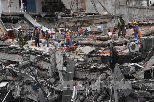 新たな地震で4人死亡、メキシコ - ảnh 1
