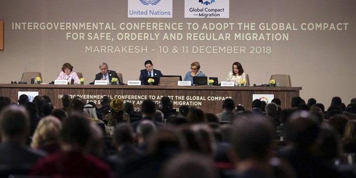 国連移民協定 世界の移民問題解決へ - ảnh 1