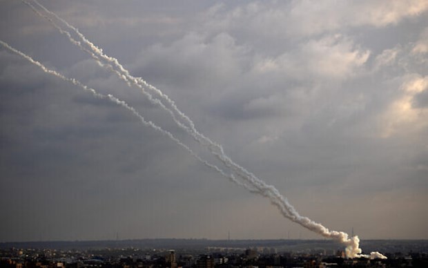 イスラエルがガザ空爆、領内に向けたロケット弾発射に報復 - ảnh 1