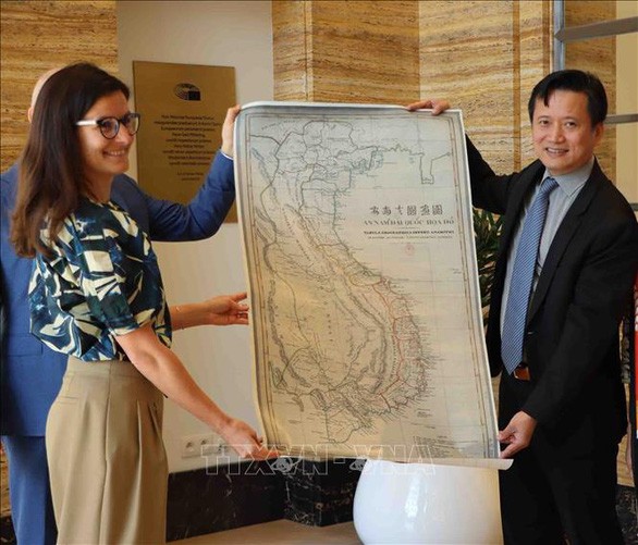 ベトナム 19世紀のベトナム地図をヨーロッパ歴史博物館に寄贈 - ảnh 1