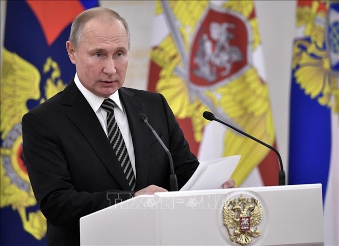 プーチン大統領 自信を表明 ロシア経済崩壊「現実とならない」 - ảnh 1