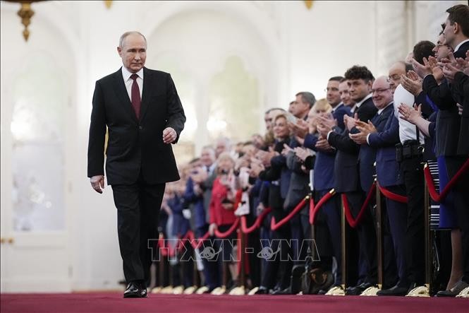 ロシアのプーチン大統領、通算５期目の就任式　 - ảnh 1