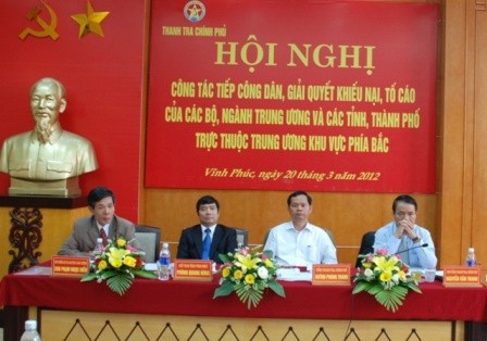 Konferensi Inspektorat pemerintah kawasan Vietnam Utara  tentang pekerjaan   menerima warga  dan memecahkan masalah gugatan - ảnh 1