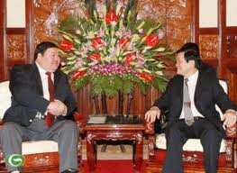Presiden  TruongTan Sang  menerima Duta Besar Mongolia sehubungan dengan akhir masa baktinya di Vietnam - ảnh 1