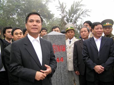 Provinsi Son La  selesai menancapkan tonggak  perbatasan Vietnam-Laos. - ảnh 1