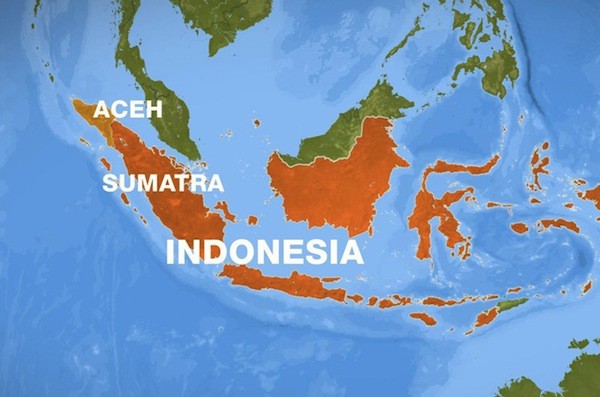 Gempa bumi di Indonesia dan Tiongkok dan banjir di RDR Korea. - ảnh 1