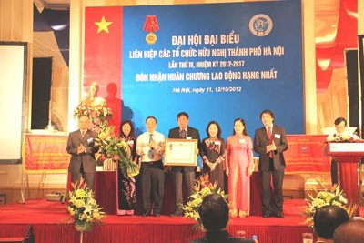 Kongres ke-4  Gabungan Asosiasi Persahabatan Kota Hanoi. - ảnh 1