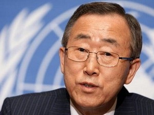 Sekjen PBB Ban Ki-moon berseru kepada semua negara supaya berupaya keras melaksanakan target perkembangan milenium (MDGs). - ảnh 1