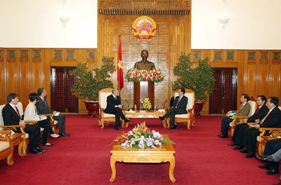 PM Vietnam, Nguyen Tan Dung menerima Menlu Serbia, Ivan Mrkic - ảnh 1