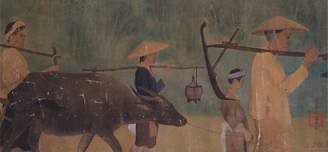 Penjelasan -penjelasan singkat tentang lukisan sutra Vietnam - ảnh 2