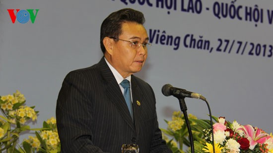 Parlemen Laos dan Vietnam mendorong kerjasama  secara  komprehensif. - ảnh 1