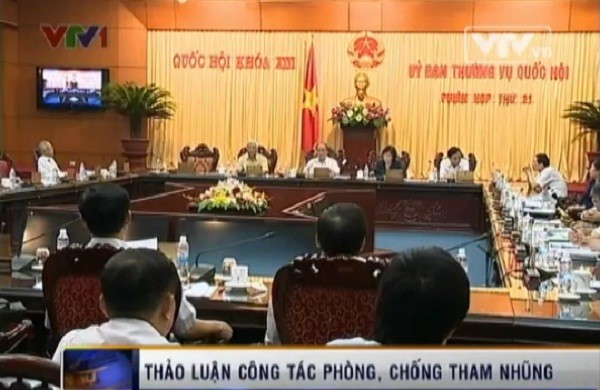 Komite Tetap MN Vietam  memberikan pendapat kepada   pekerjaan pencegahan dan pemberantasan korupsi. - ảnh 1
