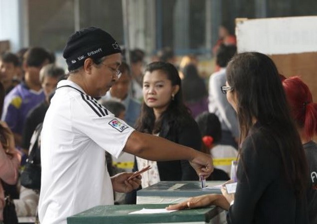 Thailand memutuskan akan menyelenggarakan ulang pemilu di banyak tempat pemungutan suara. - ảnh 1