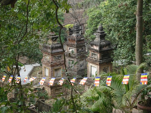 Pagoda Tieu -  Pemandangan alam yang romantis   di daerah Kinh Bac - ảnh 4