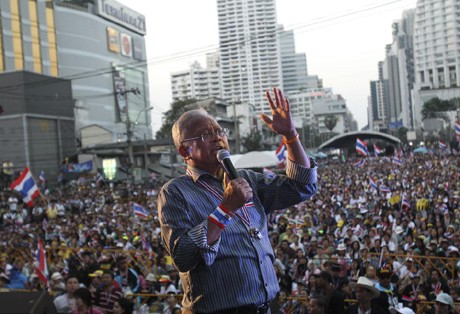 Thailand: Pemimpin demonstrasi menyatakan menghentikan kampanye  jika  tidak mengumpulkan cukup orang - ảnh 1