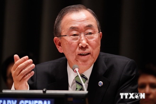 Sekjen PBB membahas situasi Laut Timur dengan pimpinan Tiongkok - ảnh 1