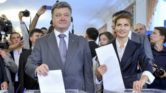 Miliarder Ukraina, Petro Poroshenko menyatakan terpilihnya menjadi Presiden negara ini - ảnh 1