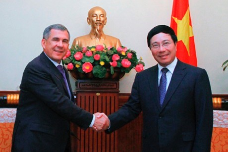Presiden Republik Otonomi Tatarstan, Federasi Rusia, R.Minnikhanov  berkunjung di Vietnam - ảnh 1