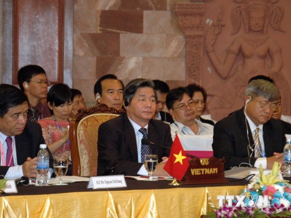 Konferensi ke-9 Komite Koordinator  bersama kawasan segi tiga perkembangan Kamboja-Laos-Vietnam - ảnh 1