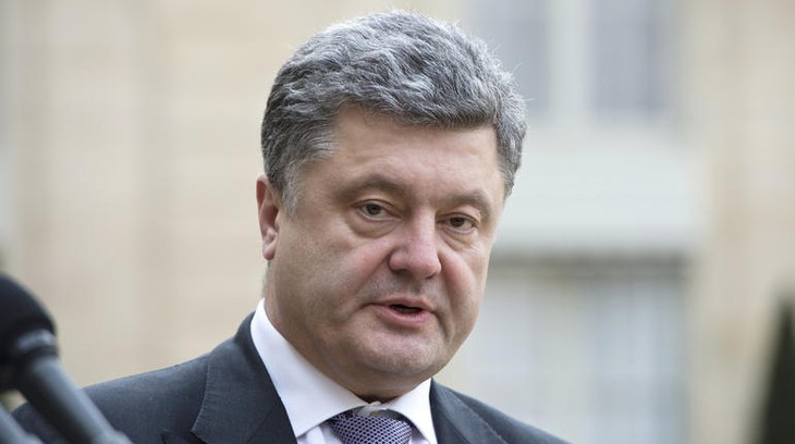 Ukraina berkomitmen akan melaksanakan rencana perdamaian di bagian Timur - ảnh 1