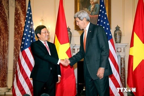 Deputi PM, Menlu Vietnam, Pham Binh Minh melakukan kunjungan resmi di Amerika Serikat - ảnh 1