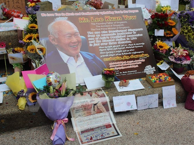 Banyak pemimpin  asing  menghadiri upacara pemakaman Lee Kuan Yew. - ảnh 1