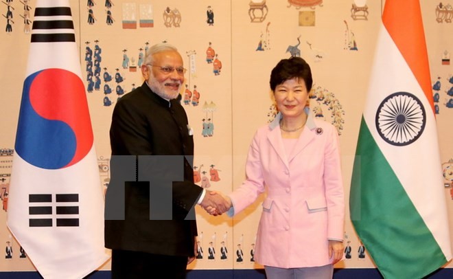 Republik Korea  dan India meningkatkan hubungan   ke kemitraan strategis istimewa - ảnh 1