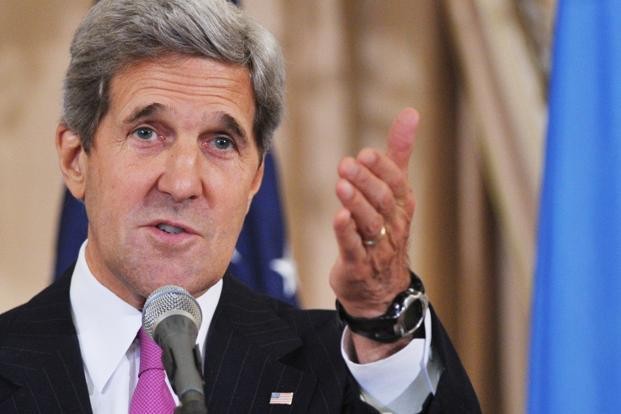 Menlu AS John Kerry tiba di Eropa untuk berundingan tentang masalah nuklir Iran - ảnh 1