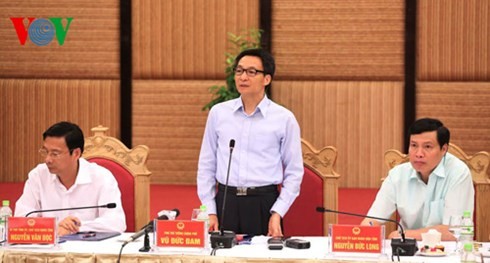 Deputi PM Vietnam, Vu Duc Dam mengadakan temu kerja dengan provinsi Quang Ninh - ảnh 1
