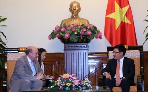 Deputi PM, Menlu Vietnam, Pham Binh Minh menerima Wakil Panglima Pertahanan Kerajaan Inggeris. - ảnh 1