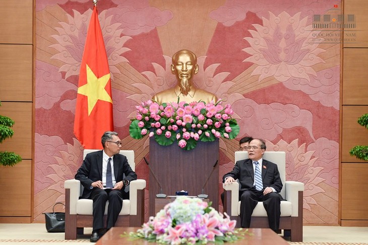 Ketua MN Vietnam, Nguyen Sinh Hung menerima rombongan kerja Bank Dunia - ảnh 1