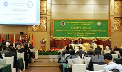 Majelis Umum Parlemen Asia (APA) mengeluarkan Pernyataan bersama  Phnom Penh - ảnh 1