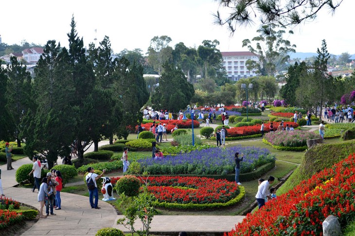 Taman Bunga Kota: Tempat berhimpun hampir semua jenis bunga di kota Da Lat - ảnh 4