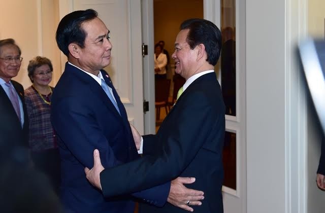 PM Vietnam, Nguyen Tan Dung  menemui PM Thailand,  Prayuth Chan-ocha - ảnh 1
