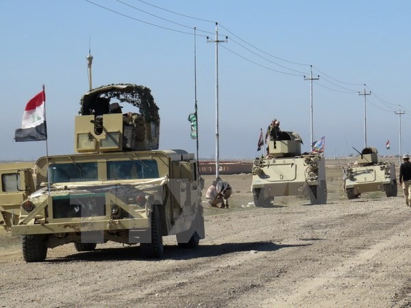 Kekuatan keamanan  Irak memundurkan serangan IS di provinsi Anbar - ảnh 1