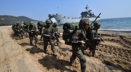 RDRK mengutuk latihan-latihan perang bersama AS-Republik Korea - ảnh 1