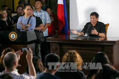 Presiden terpilih Filipina menyatakan tidak melepaskan hak-hak terhadap dangkalan Scarborough - ảnh 1